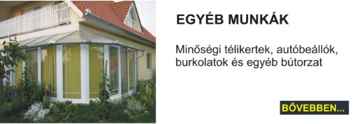 egyéb munkák